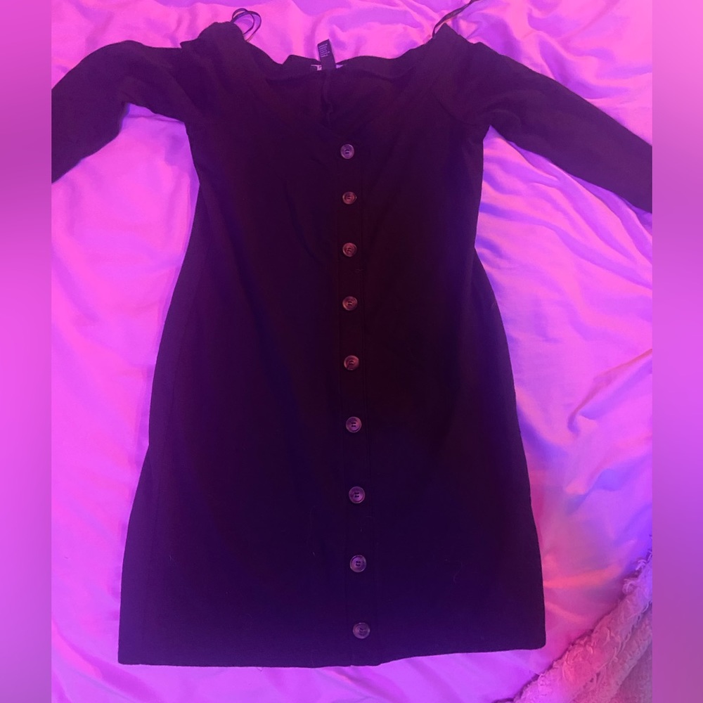 L Forever 21 Black Dress